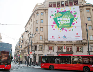 Vista exterior del edificio de la oficina Bilbao Ekintza