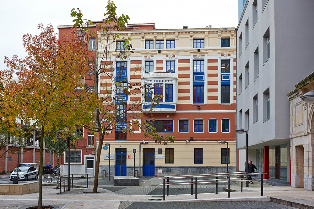 Esificios de la zona Bilbao La Vieja