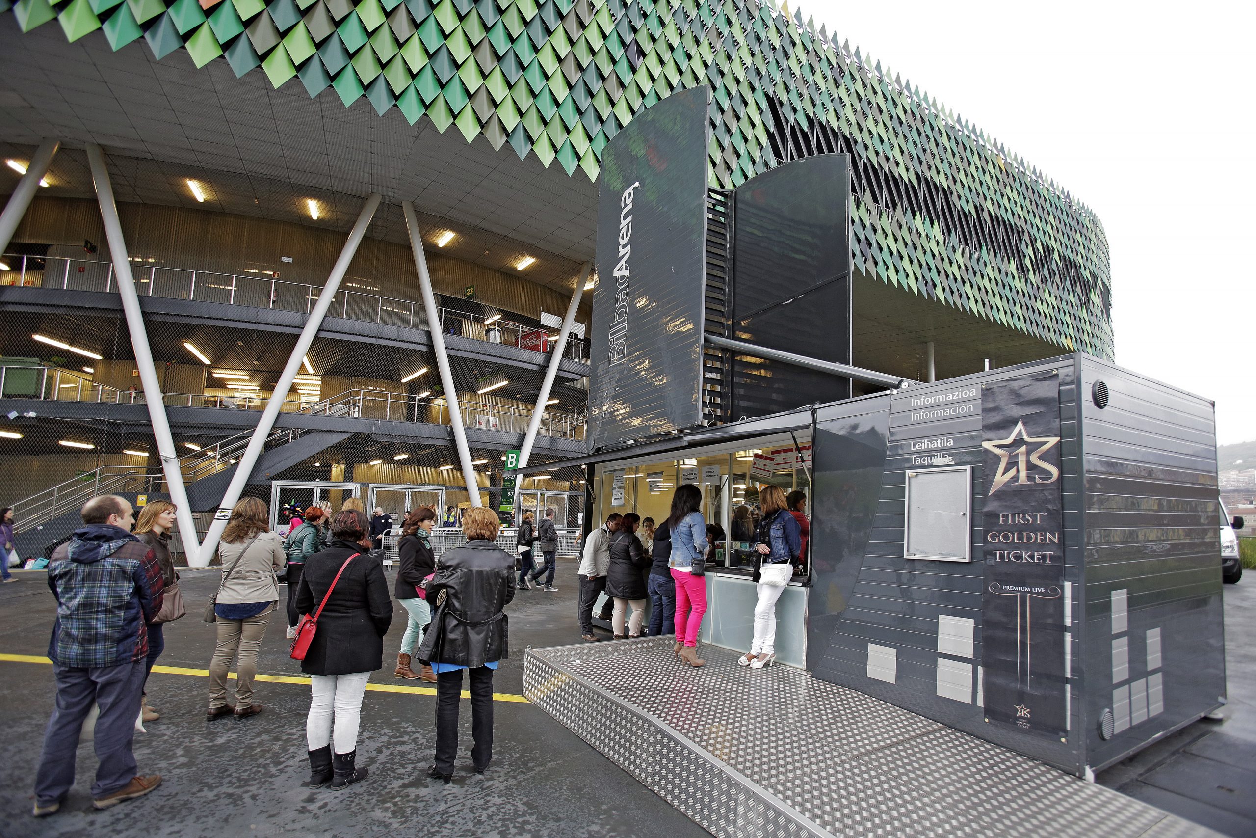 Bilbao Arena. Imagen exterior.