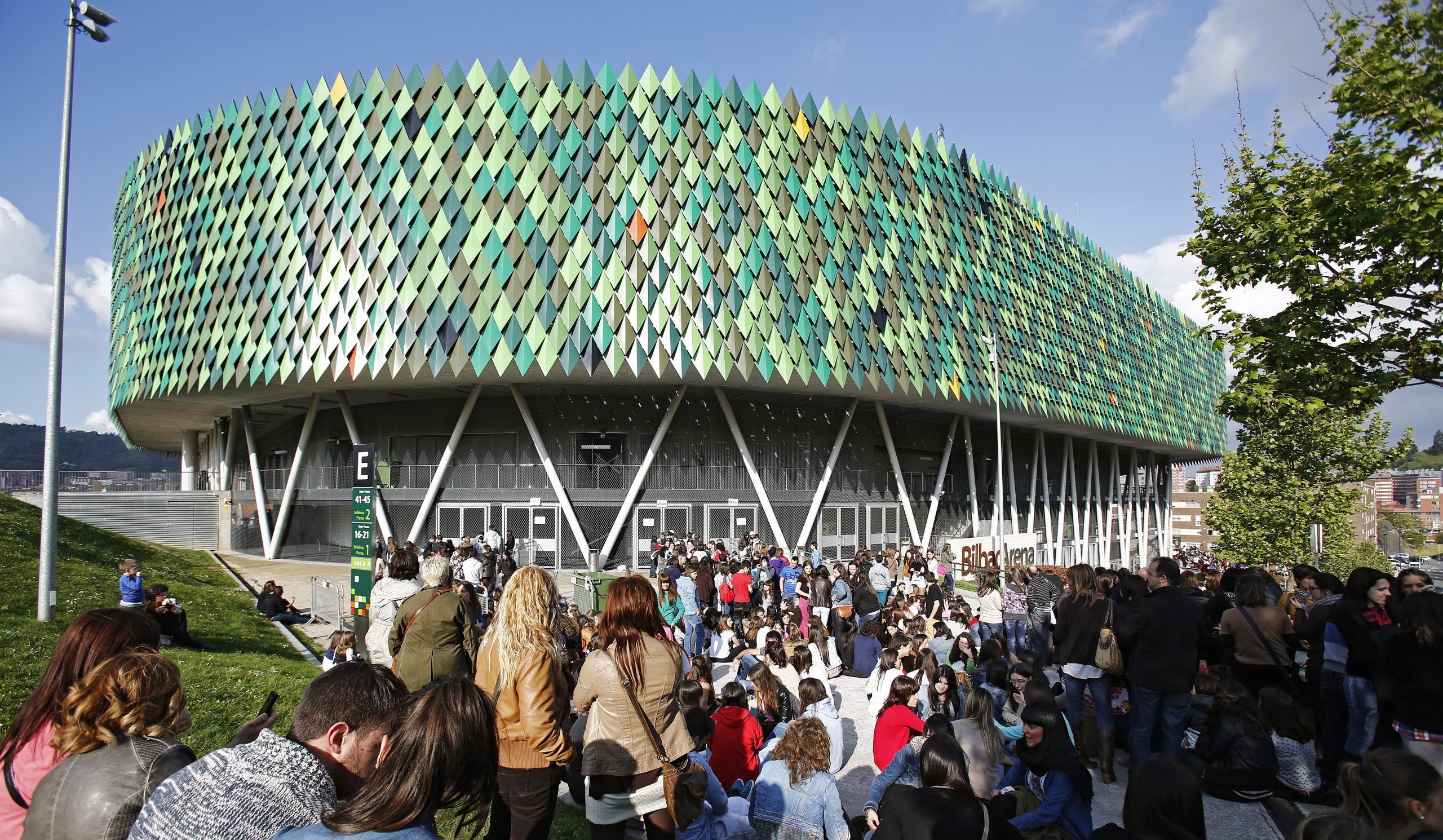 Bilbao Arena. Imagen exterior.